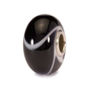 Trollbeads Black Armadillo Bead-Retired